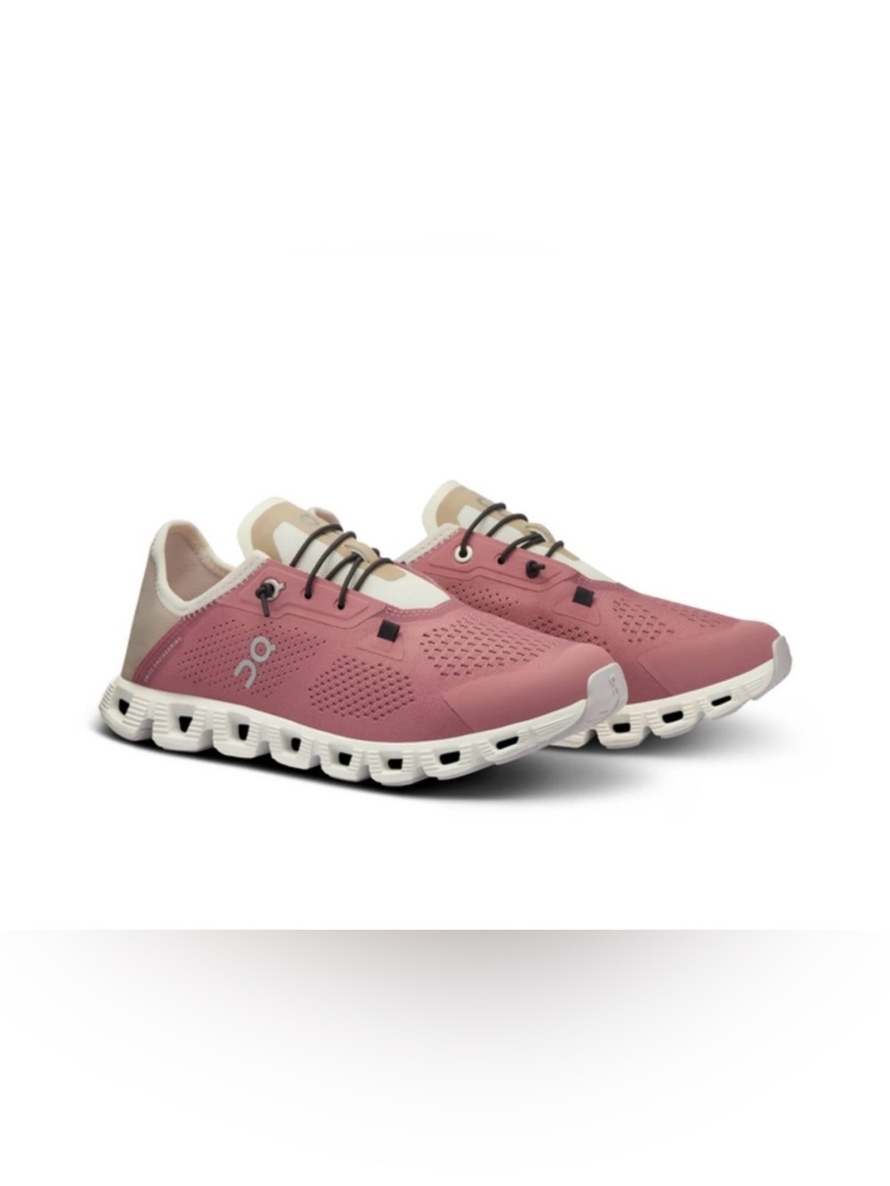 EUC ON Cloud 5 Coast Sneaker Lightweight 8 Zephyr/Sand (Raspberry/Tan) Worn 1x!